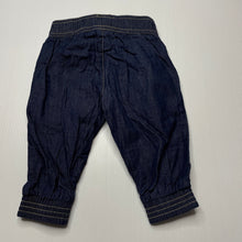 Load image into Gallery viewer, unisex Baby by DJs, lightweight cotton pants, elasticated, EUC, size 00,