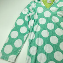 Load image into Gallery viewer, Girls Next, lightweight hooded long sleeve towel / beach cover, L: 54cm, GUC, size 5-6,