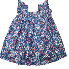 Load image into Gallery viewer, Girls Cotton On, lined lightweight floral cotton dress, EUC, size 1, L: 46cm