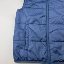Load image into Gallery viewer, Boys Brilliant Basics, blue puffer vest / sleeveless jacket, EUC, size 7,