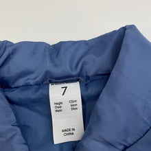 Load image into Gallery viewer, Boys Brilliant Basics, blue puffer vest / sleeveless jacket, EUC, size 7,