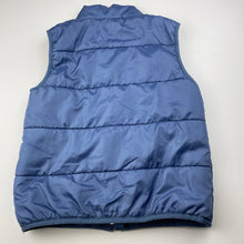 Load image into Gallery viewer, Boys Brilliant Basics, blue puffer vest / sleeveless jacket, EUC, size 7,
