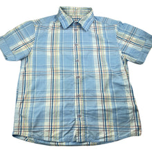 Load image into Gallery viewer, Boys Esprit, checked cotton short sleeve shirt, FUC, size 10,