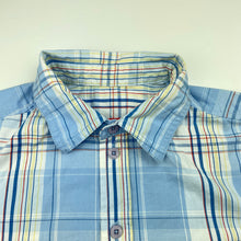 Load image into Gallery viewer, Boys Esprit, checked cotton short sleeve shirt, FUC, size 10,