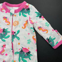 Load image into Gallery viewer, Girls Baby Berry, colourful cotton zip coverall / romper, EUC, size 000,