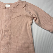 Load image into Gallery viewer, Girls Baby Berry, pink waffle cotton romper, FUC, size 00,