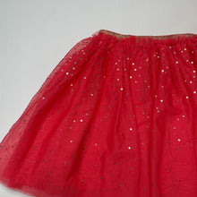 Load image into Gallery viewer, Girls Target, lined tulle & sequin skirt, elasticated, L: 36cm, EUC, size 8,