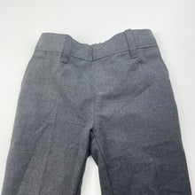 Load image into Gallery viewer, Boys M&S, grey school pants, adjustable, Inside leg: 40.5cm, EUC, size 4,