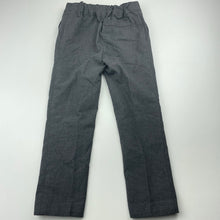 Load image into Gallery viewer, Boys M&S, grey school pants, adjustable, Inside leg: 40.5cm, EUC, size 4,