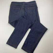 Load image into Gallery viewer, Girls Mango, stretchy denim leggings, elasticated, Inside leg: 53cm, EUC, size 6,