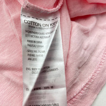 Load image into Gallery viewer, Girls Cotton On, pink cotton long sleeve top, FUC, size 7,