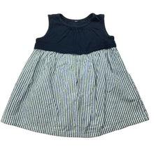 Load image into Gallery viewer, Girls cotton, casual dress, no labels, armpit to armpit: 26.5cm, FUC, size 0-1, L: 38cm