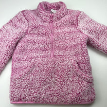 Load image into Gallery viewer, Girls Mango, soft thick fleece sweater / jumper, FUC, size 6,