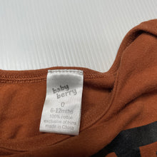 Load image into Gallery viewer, Boys Baby Berry, cotton bodysuit / romper, FUC, size 0,