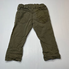 Load image into Gallery viewer, Boys Breakers, khaki stretch cotton pants, adjustable, FUC, size 0,