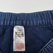 Load image into Gallery viewer, Boys St Bernard, lined cotton pants, elasticated, Inside leg: 22.5cm, GUC, size 0,