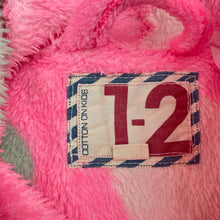 Load image into Gallery viewer, Girls Cotton On, fleece hooded dressing gown / bath robe, L 49cm, GUC, size 1-2,