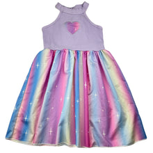 Load image into Gallery viewer, Girls SHEIN, spliced lightweight summer dress, FUC, size 6, L: 59cm