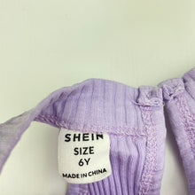 Load image into Gallery viewer, Girls SHEIN, spliced lightweight summer dress, FUC, size 6, L: 59cm