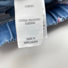 Load image into Gallery viewer, Girls 1964 Denim Co, stretch denim leggings / jeggings, elasticated, Inside leg: 27.5cm, GUC, size 2,