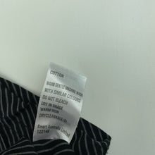 Load image into Gallery viewer, Boys Urban Supply, black & grey stripe cotton short sleeve shirt, EUC, size 7,