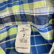 Load image into Gallery viewer, Boys Urban Supply, lightweight cotton short sleeve shirt, GUC, size 7,