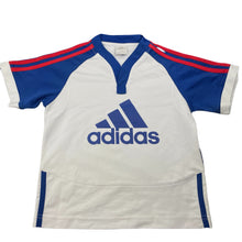 Load image into Gallery viewer, Boys Adidas, Taekwondo sports top, Sz: 60, armpit to armpit: 38cm, EUC, size 7-8,