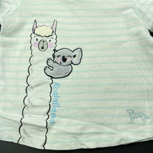 Load image into Gallery viewer, unisex Peter Alexander, cotton pyjama t-shirt / top, koala, GUC, size 0,