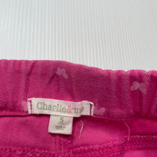 Load image into Gallery viewer, Girls Charlie & Me, pink stretch cotton skirt, adjustable, L: 25.5cm, FUC, size 5,