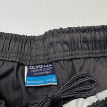 Load image into Gallery viewer, Boys BEARE & LEY, grey school cargo shorts, elasticated, EUC, size 10,