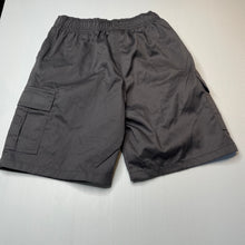 Load image into Gallery viewer, Boys BEARE & LEY, grey school cargo shorts, elasticated, EUC, size 10,