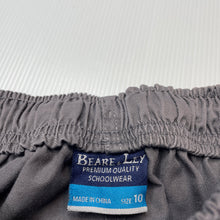 Load image into Gallery viewer, Boys BEARE & LEY, grey school cargo shorts, elasticated, GUC, size 10,