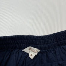 Load image into Gallery viewer, Girls Milkshake, embroidered corduroy cotton skirt, elasticated, L: 29cm, EUC, size 6,