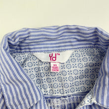 Load image into Gallery viewer, Girls YD, lightweight cotton long sleeve shirt, FUC, size 8-9,