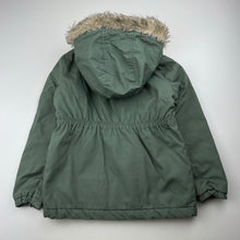 Load image into Gallery viewer, Girls Anko, khaki hooded jacket / coat, L: 46cm, FUC, size 6,