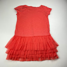 Load image into Gallery viewer, Girls Witchery, cotton & tulle dress, *small tear front tulle, FUC, size 7-8, L: 57cm