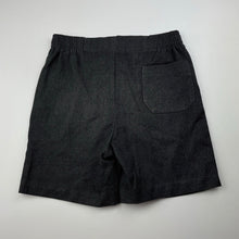 Load image into Gallery viewer, Boys McCullagh & Bothwell, grey school shorts, elasticated, no size, W: 29cm across unstretched, GUC, size 7-8,
