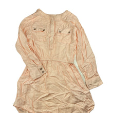 Load image into Gallery viewer, Girls Pumpkin Patch, lightweight viscose long sleeve dress, no size, armpit to armpit: 34cm, armpit to cuff: 32cm, EUC, size 6-7, L: 57cm at front