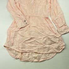 Load image into Gallery viewer, Girls Pumpkin Patch, lightweight viscose long sleeve dress, no size, armpit to armpit: 34cm, armpit to cuff: 32cm, EUC, size 6-7, L: 57cm at front