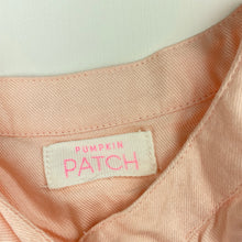 Load image into Gallery viewer, Girls Pumpkin Patch, lightweight viscose long sleeve dress, no size, armpit to armpit: 34cm, armpit to cuff: 32cm, EUC, size 6-7, L: 57cm at front