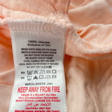 Load image into Gallery viewer, Girls Pumpkin Patch, lightweight viscose long sleeve dress, no size, armpit to armpit: 34cm, armpit to cuff: 32cm, EUC, size 6-7, L: 57cm at front