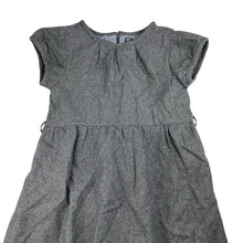 Load image into Gallery viewer, Girls Zara, lined wool blend short sleeve dress, EUC, size 7-8, L: 69cm