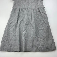 Load image into Gallery viewer, Girls Zara, lined wool blend short sleeve dress, EUC, size 7-8, L: 69cm