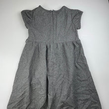Load image into Gallery viewer, Girls Zara, lined wool blend short sleeve dress, EUC, size 7-8, L: 69cm