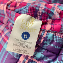 Load image into Gallery viewer, Girls Lily & Dan, reversible hooded jacket / coat, FUC, size 6,