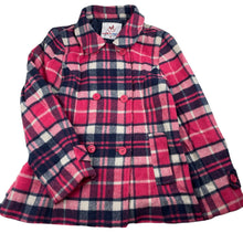 Load image into Gallery viewer, Girls VOLTAGE, checked wool blend jacket/coat, Sz: M, armpit to armpit: 38cm, shoulder to cuff: 51cm, L: 56cm, EUC, size 10-12,