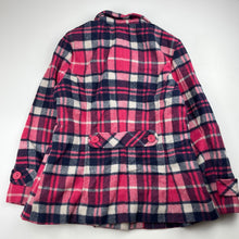 Load image into Gallery viewer, Girls VOLTAGE, checked wool blend jacket/coat, Sz: M, armpit to armpit: 38cm, shoulder to cuff: 51cm, L: 56cm, EUC, size 10-12,