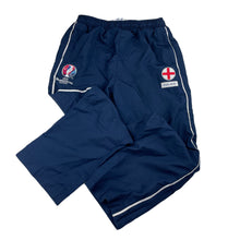 Load image into Gallery viewer, unisex UEFA EURO 2016 Official, England football track pants, elasticated, *two small catches outer layer*, Inside leg: 45cm, FUC, size 5-6,