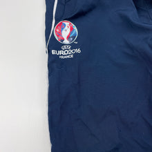 Load image into Gallery viewer, unisex UEFA EURO 2016 Official, England football track pants, elasticated, *two small catches outer layer*, Inside leg: 45cm, FUC, size 5-6,