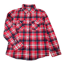 Load image into Gallery viewer, Boys Urban Supply, checked flannel cotton long sleeve shirt, EUC, size 10,